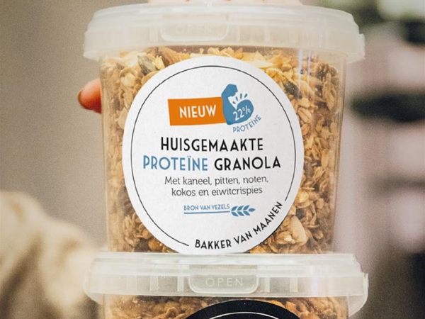 Huisgemaakte proteïne granola