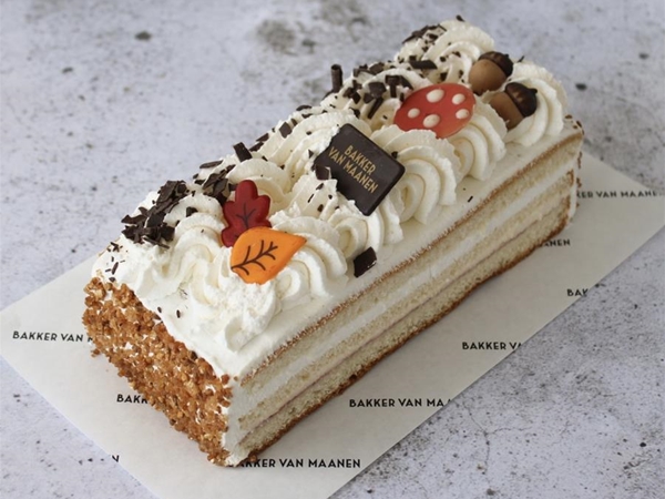 Herfst slagroomschnitte